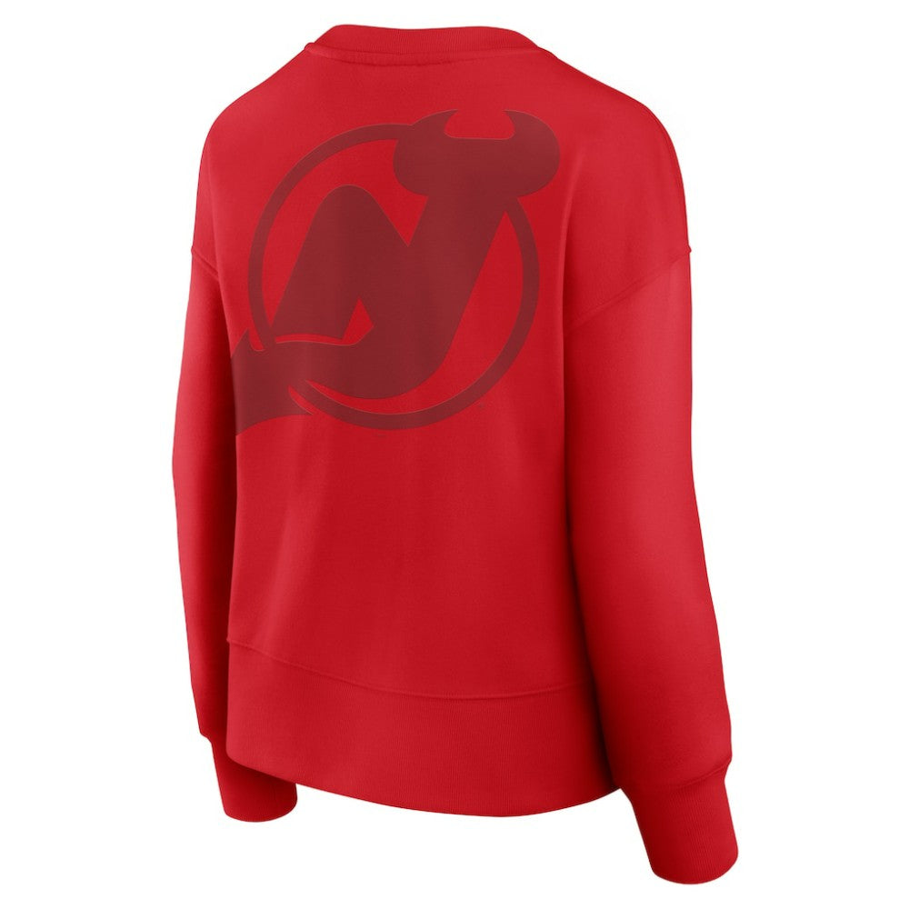 New Jersey Devils - Fanatics Women's Elements Flow Pullover Sweatshirt Red