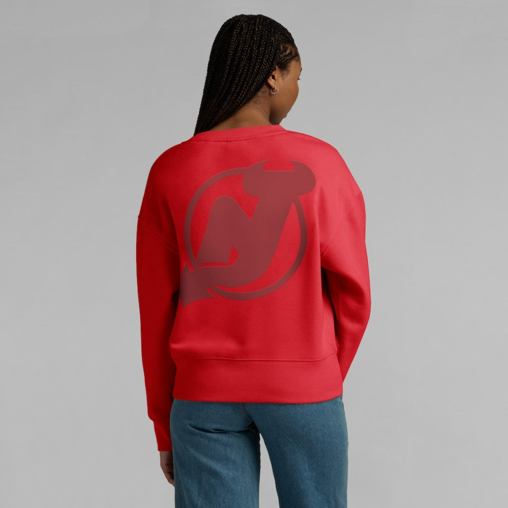 New Jersey Devils - Fanatics Women's Elements Flow Pullover Sweatshirt Red