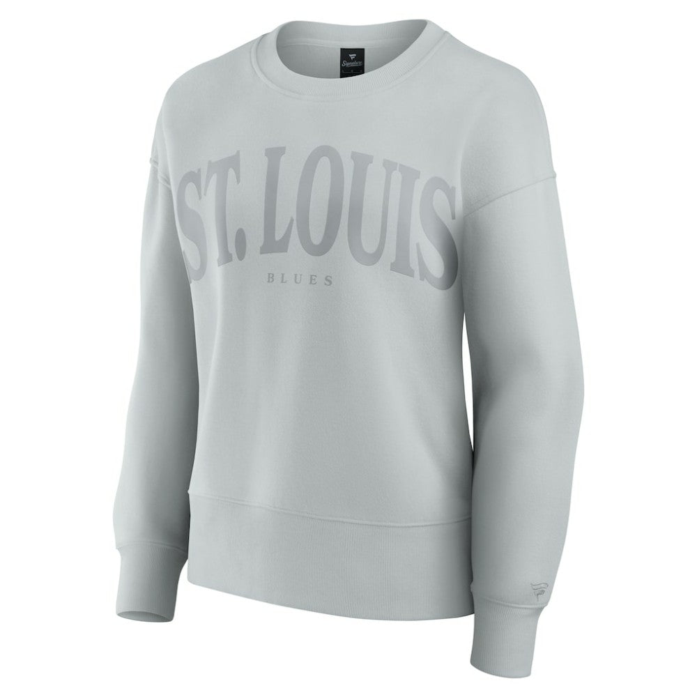 St. Louis Blues - Fanatics Women's Elements Flow Pullover Sweatshirt Gray