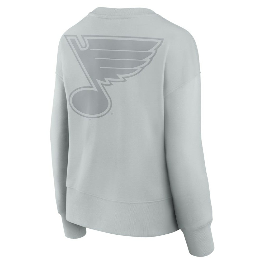 St. Louis Blues - Fanatics Women's Elements Flow Pullover Sweatshirt Gray