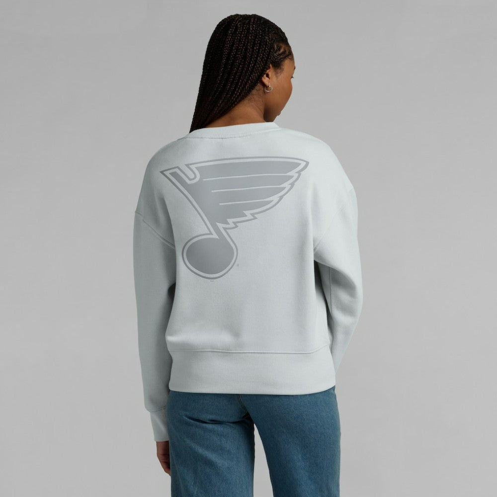 St. Louis Blues - Fanatics Women's Elements Flow Pullover Sweatshirt Gray