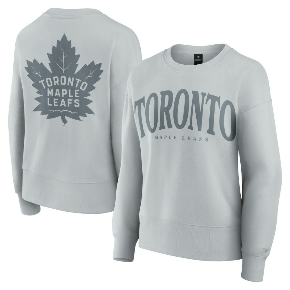 Toronto Maple Leafs - Fanatics Women's Elements Flow Pullover Sweatshirt Gray