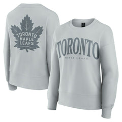 Toronto Maple Leafs - Fanatics Women's Elements Flow Pullover Sweatshirt Gray