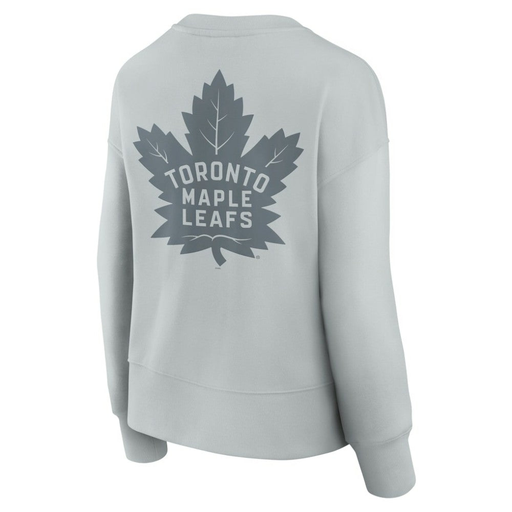 Toronto Maple Leafs - Fanatics Women's Elements Flow Pullover Sweatshirt Gray