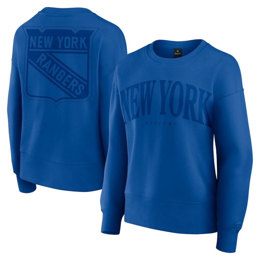 New York Rangers Fanatics Women's Elements Flow Pullover Sweatshirt Royal