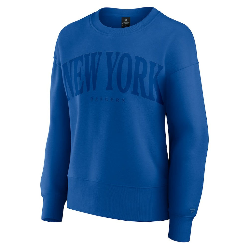 New York Rangers Fanatics Women's Elements Flow Pullover Sweatshirt Royal