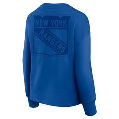 New York Rangers Fanatics Women's Elements Flow Pullover Sweatshirt Royal
