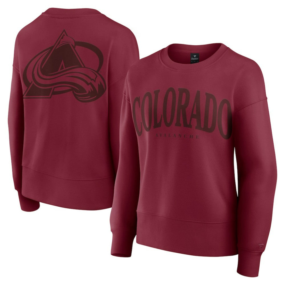 Colorado Avalanche - Fanatics Women's Elements Flow Pullover Sweatshirt Burgundy