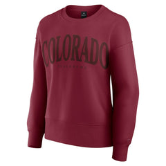 Colorado Avalanche - Fanatics Women's Elements Flow Pullover Sweatshirt Burgundy