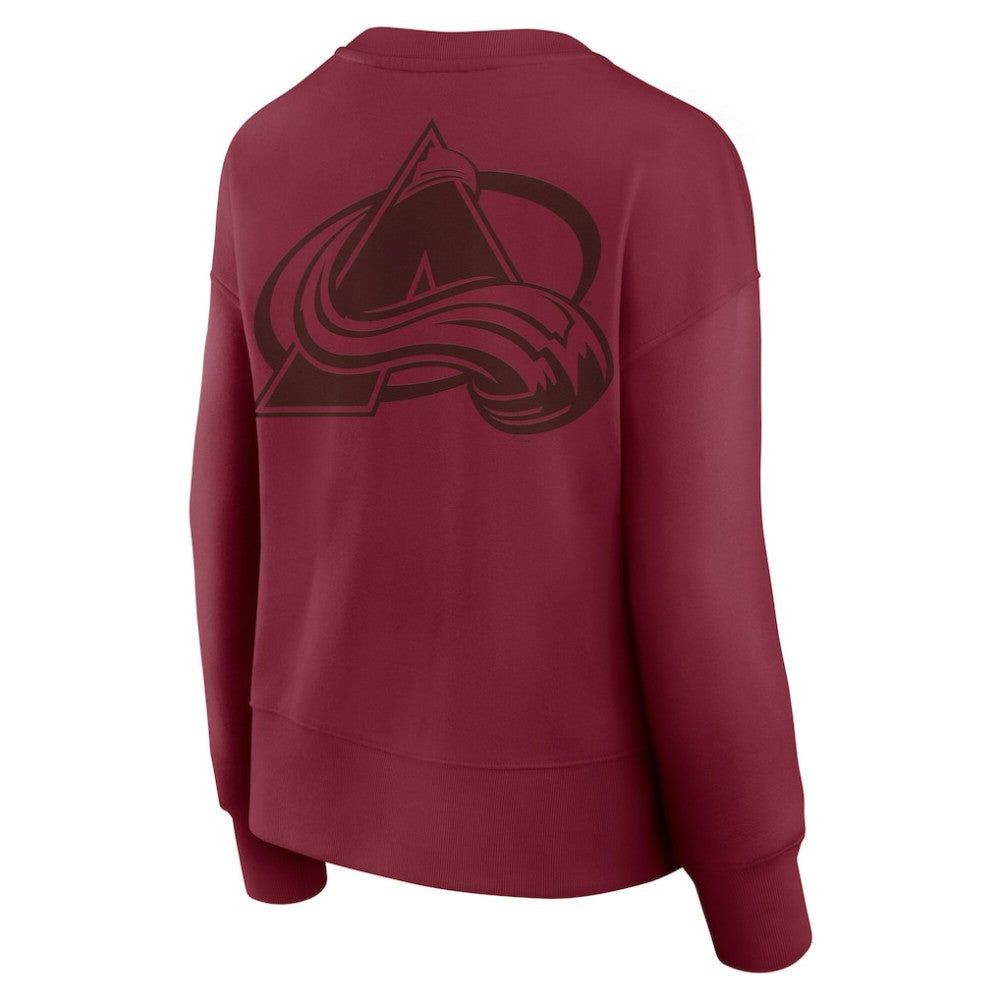Colorado Avalanche - Fanatics Women's Elements Flow Pullover Sweatshirt Burgundy