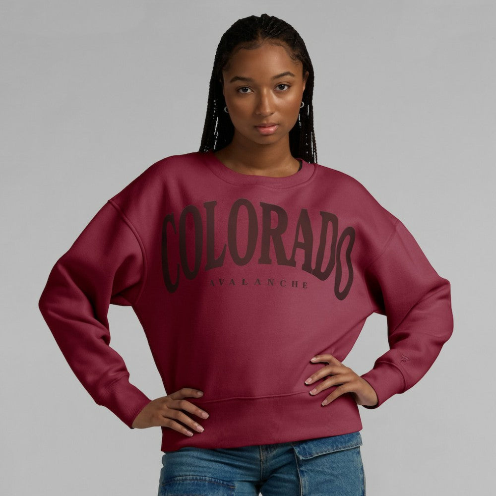 Colorado Avalanche - Fanatics Women's Elements Flow Pullover Sweatshirt Burgundy