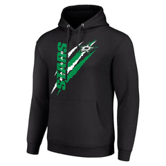 Dallas Stars - Starter Color Scratch Fleece Pullover Hoodie Black