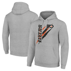 Philadelphia Flyers - Starter Color Scratch Fleece Pullover Hoodie Heather Gray