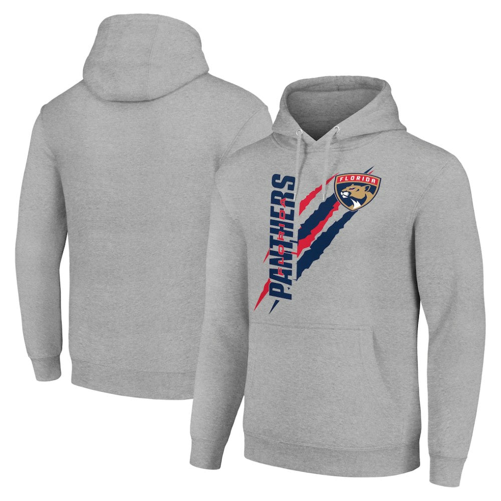 Florida Panthers - Starter Color Scratch Fleece Pullover Hoodie Heather Gray