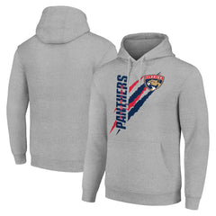 Florida Panthers - Starter Color Scratch Fleece Pullover Hoodie Heather Gray