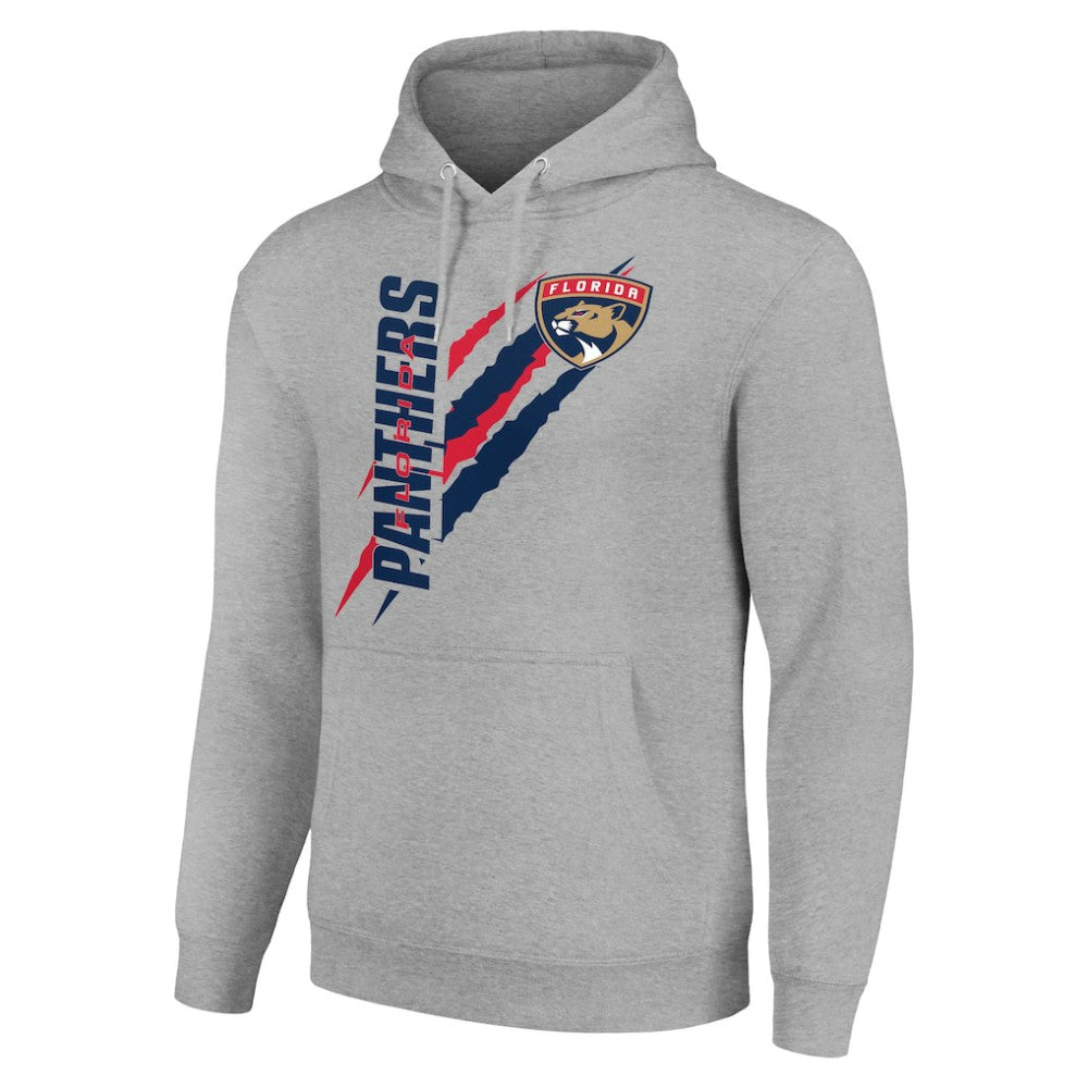 Florida Panthers - Starter Color Scratch Fleece Pullover Hoodie Heather Gray