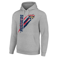 Florida Panthers - Starter Color Scratch Fleece Pullover Hoodie Heather Gray