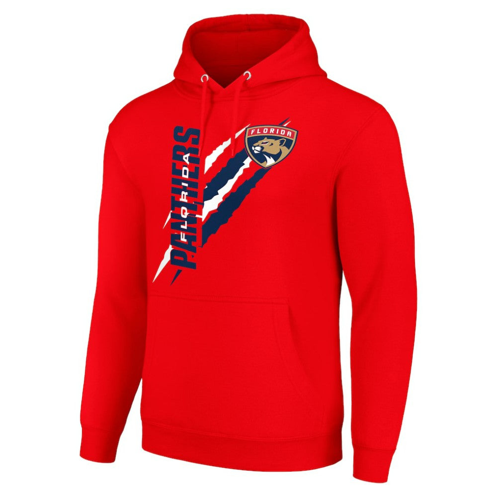 Florida Panthers - Starter Color Scratch Fleece Pullover Hoodie Red
