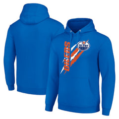 Edmonton Oilers - Starter Color Scratch Fleece Pullover Hoodie Royal