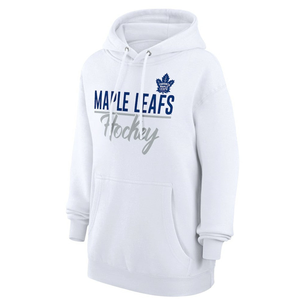 Toronto Maple Leafs - G-III 4Her by Carl Banks Women's Team Fleece Pullover Hoodie White