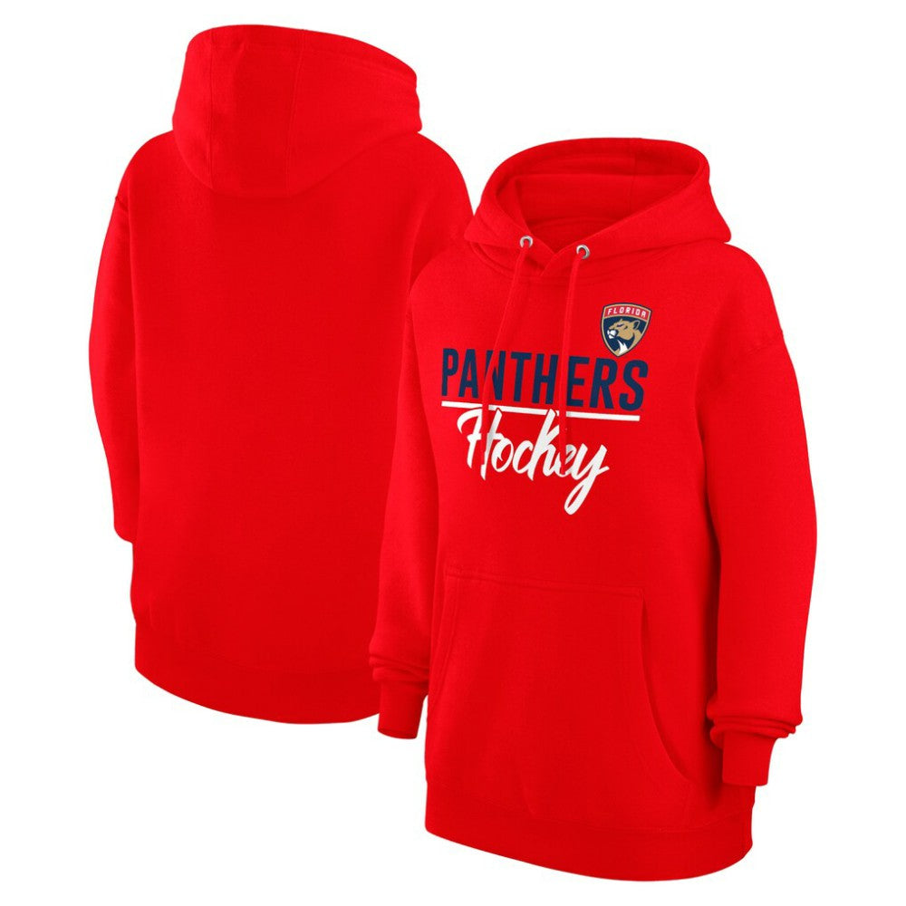 Florida Panthers - G-III 4Her by Carl Banks Women's Team Fleece Pullover Hoodie Red