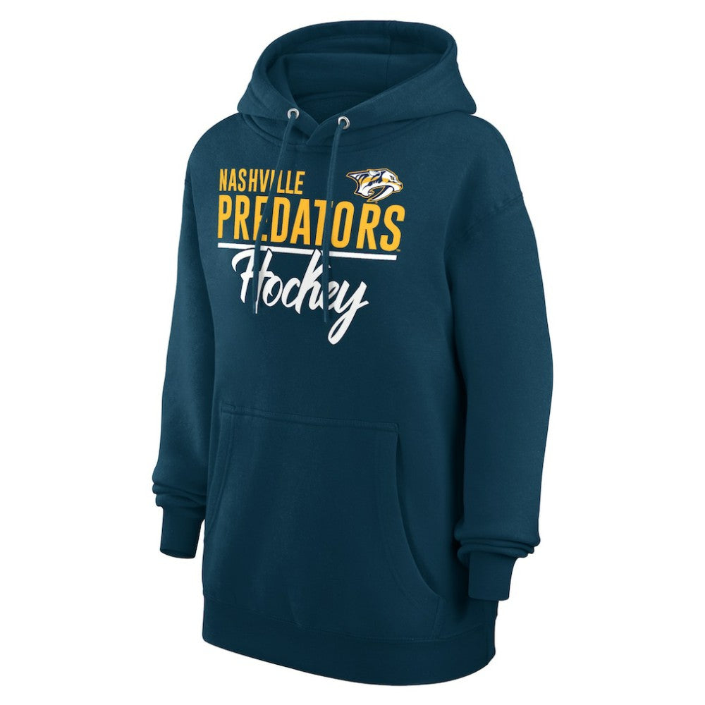 Nashville Predators - G-III 4Her by Carl Banks Women's Team Fleece Pullover Hoodie Navy