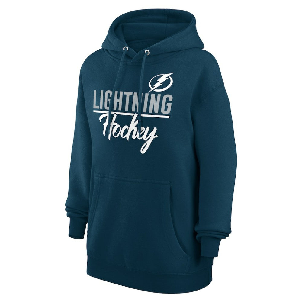Tampa Bay Lightning - G-III 4Her by Carl Banks Women's Team Fleece Pullover Hoodie Navy