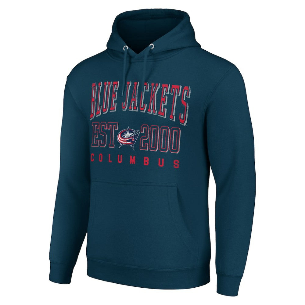 Columbus Blue Jackets - Starter Graphic Pullover Hoodie Navy