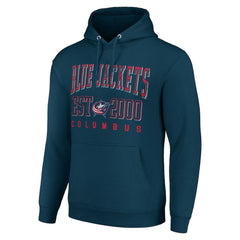 Columbus Blue Jackets - Starter Graphic Pullover Hoodie Navy