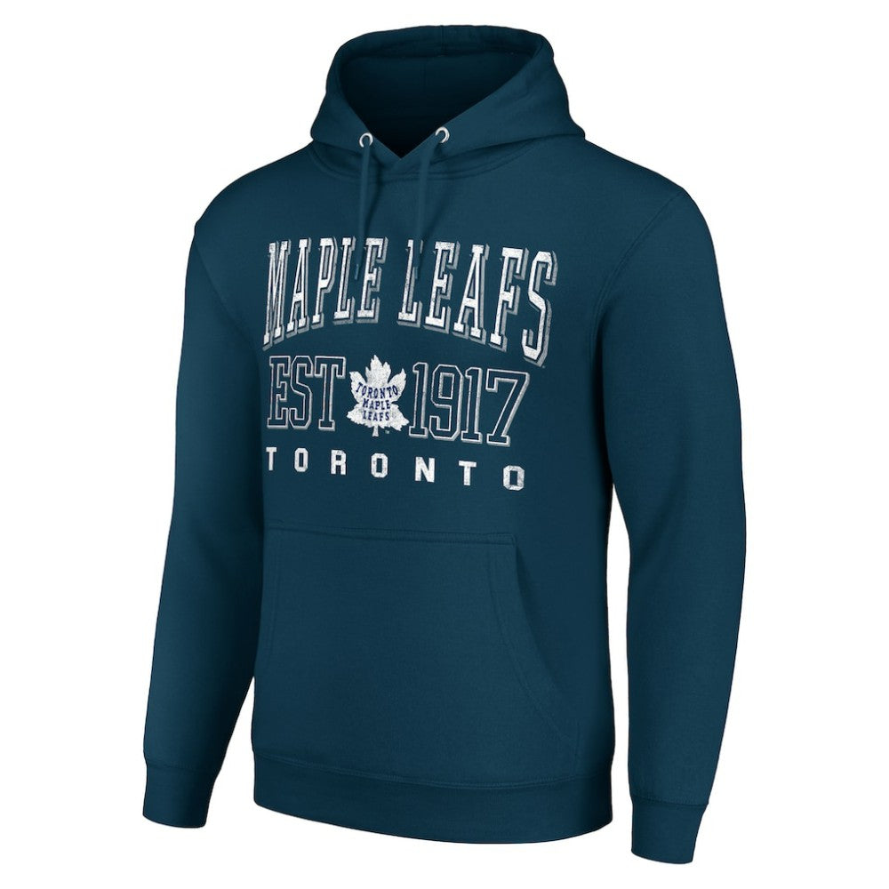 Toronto Maple Leafs - Starter Retro Graphic Pullover Hoodie Navy
