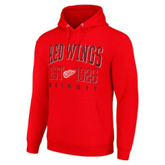 Detroit Red Wings - Starter Retro Graphic Pullover Hoodie Red