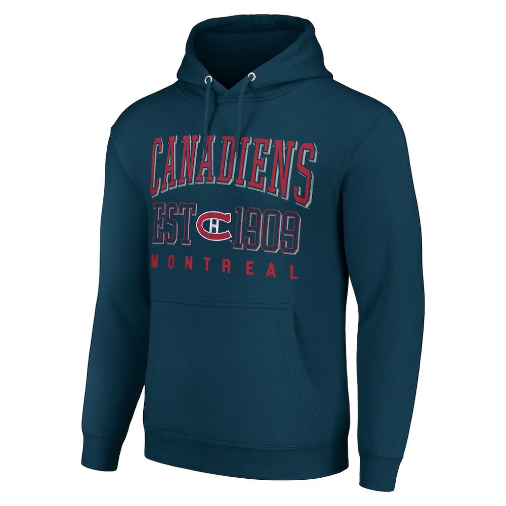 Montreal Canadiens - Starter Retro Graphic Pullover Hoodie Navy