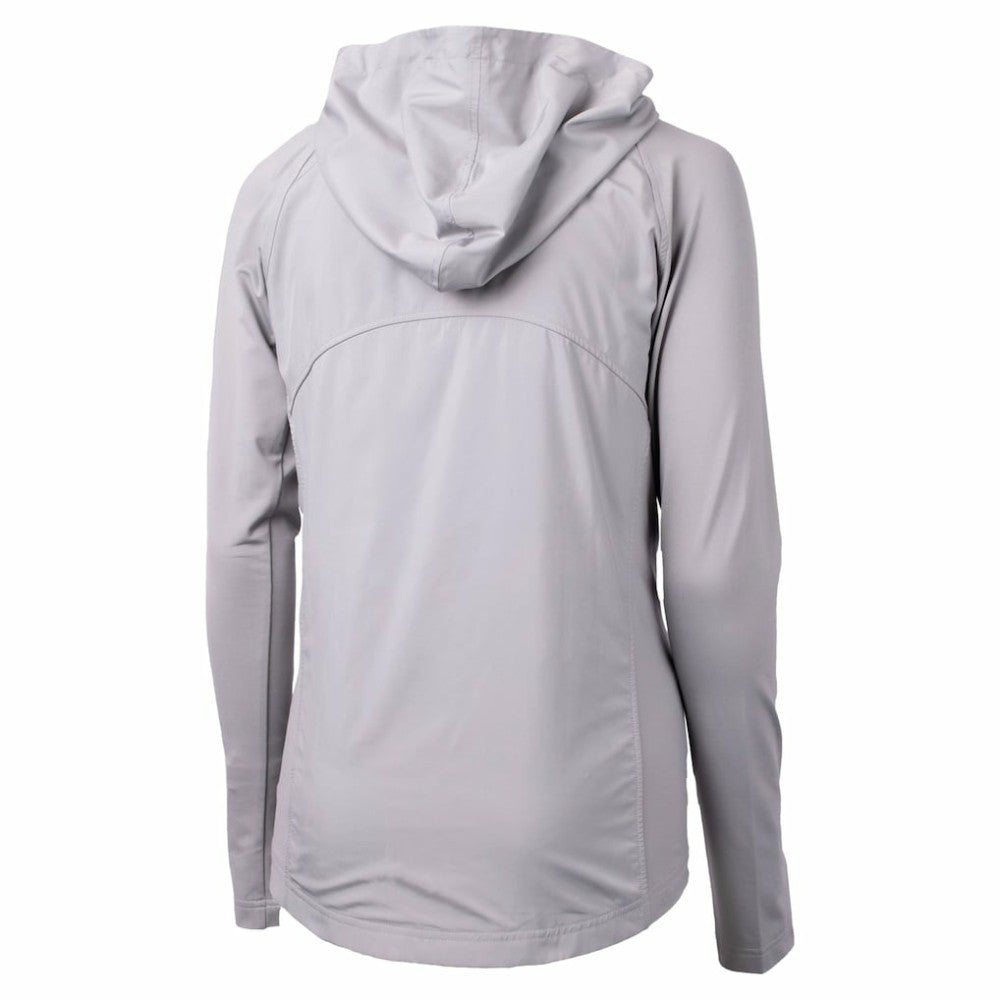 San Diego Padres Cutter & Buck Women's City Connect Adapt Eco Knit Hybrid Recycled Full-Zip Hoodie Clearance