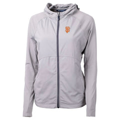 San Francisco Giants Cutter & Buck Women's City Connect Adapt Eco Knit Hybrid Recycled Full-Zip Hoodie discount