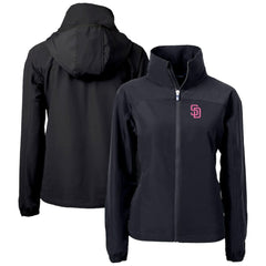 San Diego Padres Cutter & Buck Women's City Connect Charter Eco Recycled Full-Zip Jacket On Sale