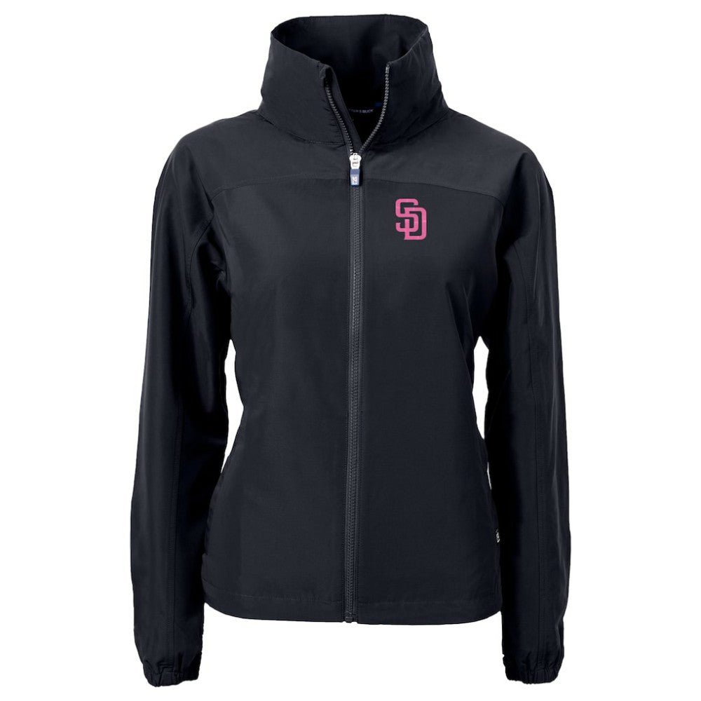 San Diego Padres Cutter & Buck Women's City Connect Charter Eco Recycled Full-Zip Jacket On Sale