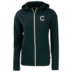 Chicago Cubs Cutter & Buck Women's City Connect Daybreak Eco Recycled Full-Zip Hoodie Online