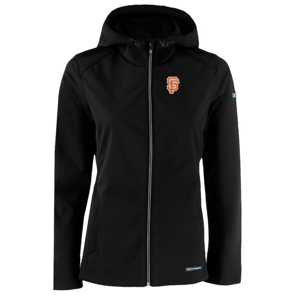 San Francisco Giants Cutter & Buck Women's City Connect Evoke Eco Softshell Recycled Full-Zip Hoodie Jacket Online