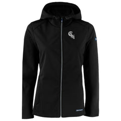 Chicago White Sox Cutter & Buck Women's City Connect Evoke Eco Softshell Recycled Full-Zip Hoodie Jacket Lifestyle