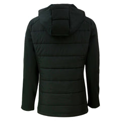 San Diego Padres Cutter & Buck Women's City Connect Evoke Hybrid Eco Softshell Recycled Full-Zip Hoodie Jacket Lifestyle