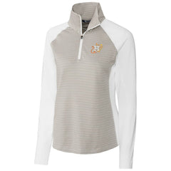 Houston Astros Cutter & Buck Women's City Connect Forge Tonal Stripe Stretch Half-Zip Pullover Top Online
