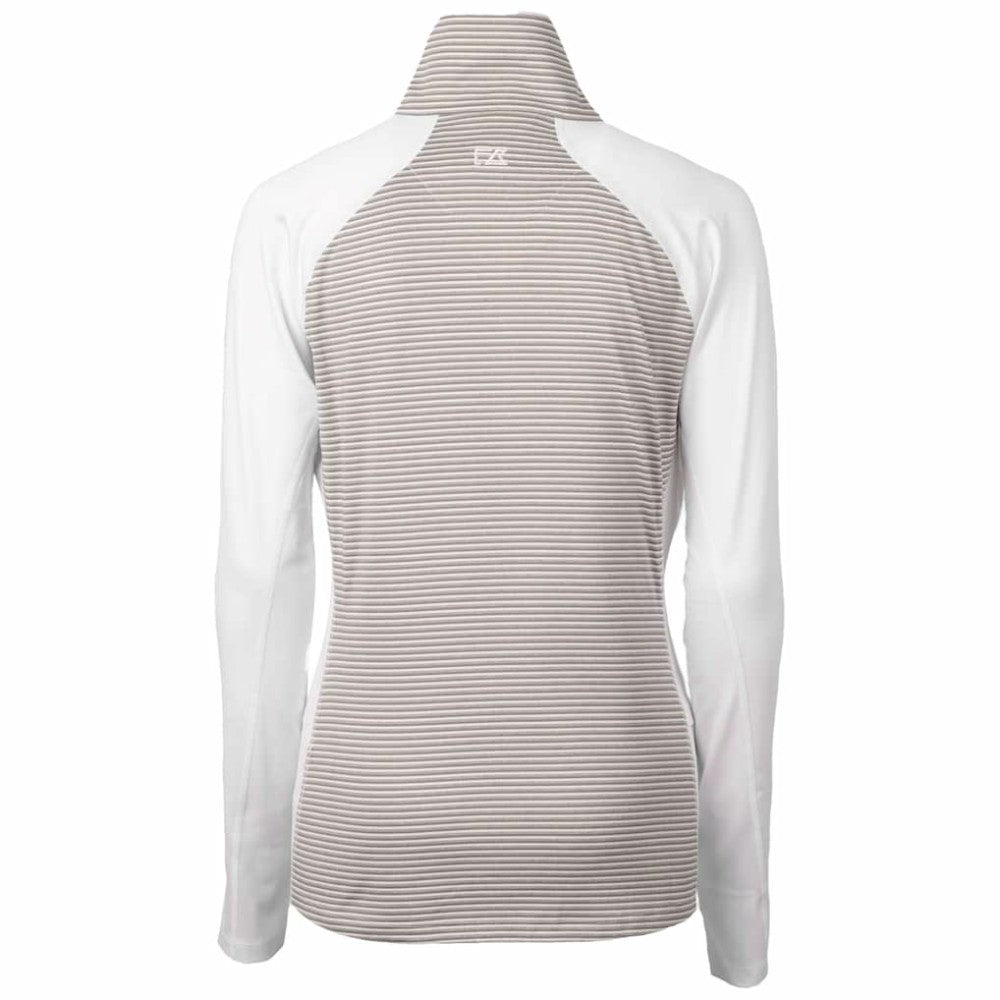 San Francisco Giants Cutter & Buck Women's City Connect Forge Tonal Stripe Stretch Half-Zip Pullover Top Sale