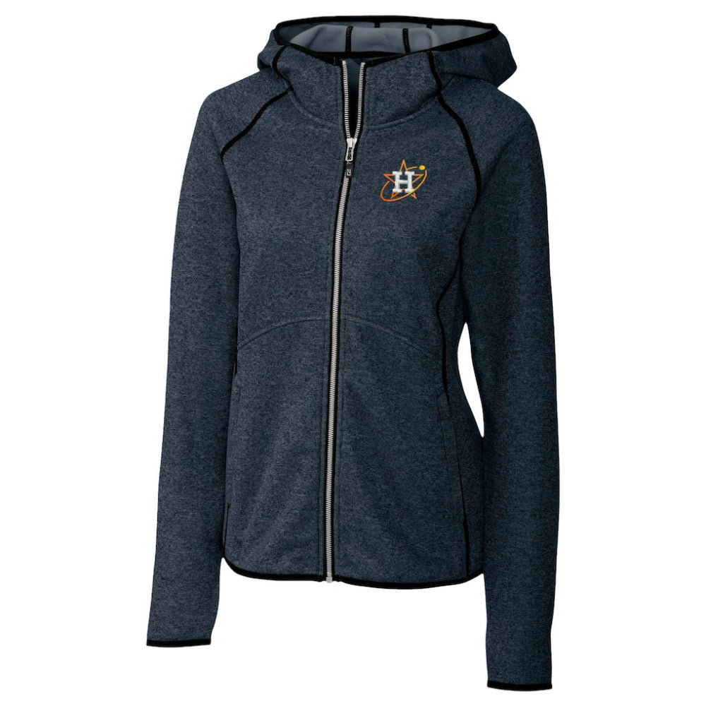 Houston Astros Cutter & Buck Women's City Connect Mainsail Full-Zip Hooded Jacket Sale