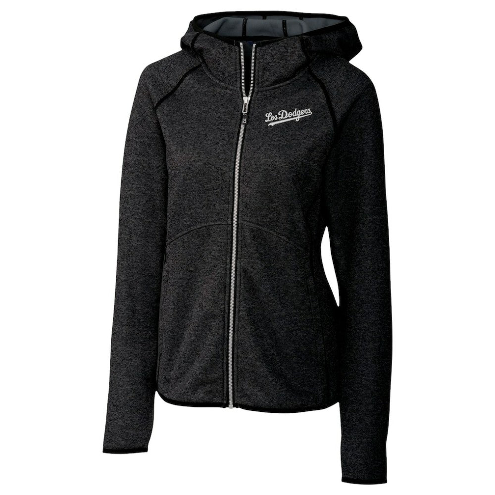 Los Angeles Dodgers Cutter & Buck Women's City Connect Mainsail Full-Zip Hooded Jacket On Sale
