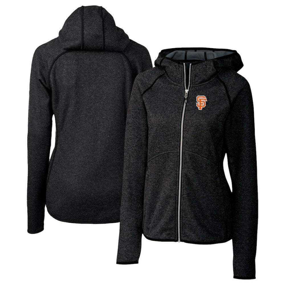 San Francisco Giants Cutter & Buck Women's City Connect Mainsail Full-Zip Hooded Jacket Clearance
