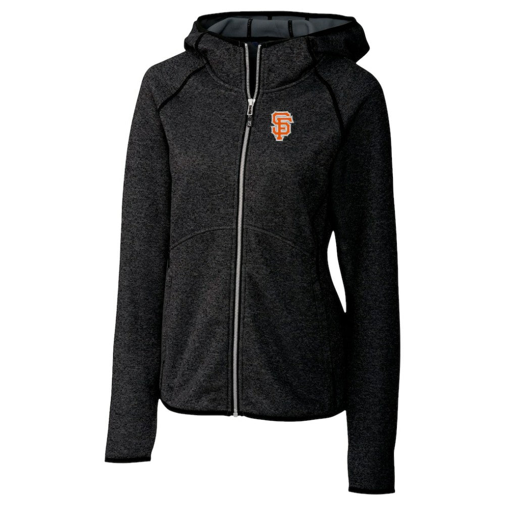 San Francisco Giants Cutter & Buck Women's City Connect Mainsail Full-Zip Hooded Jacket Clearance