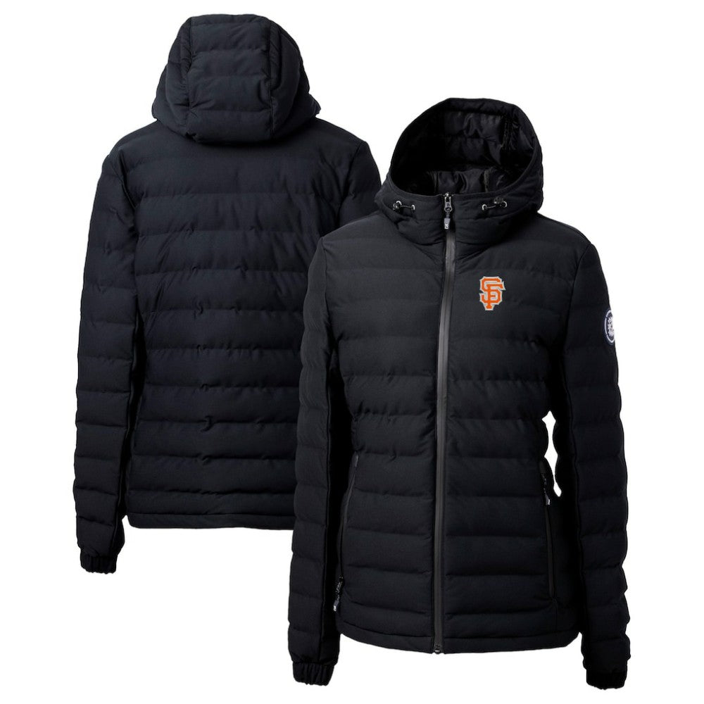 San Francisco Giants Cutter & Buck Women's City Connect Mission Ridge Repreve Eco Insulated Full-Zip Puffer Jacket Sale