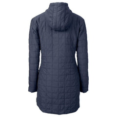 Chicago Cubs Cutter & Buck Women's City Connect Rainier PrimaLoft Eco Insulated Hooded Long Coat Online