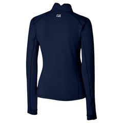 Chicago Cubs Cutter & Buck Women's City Connect Traverse Stretch Quarter-Zip Pullover Top Clearance