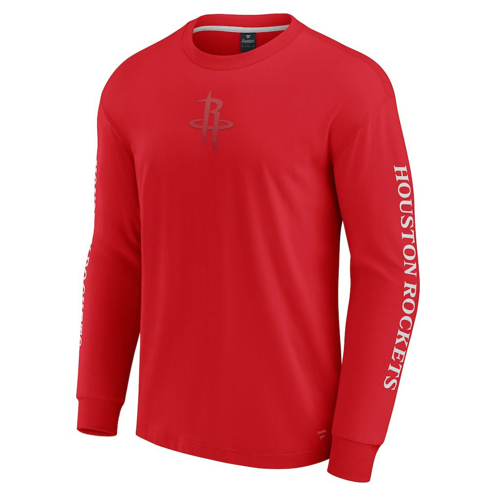 Fanatics - Houston Rockets Elements Strive Long Sleeve T-Shirt  - Red